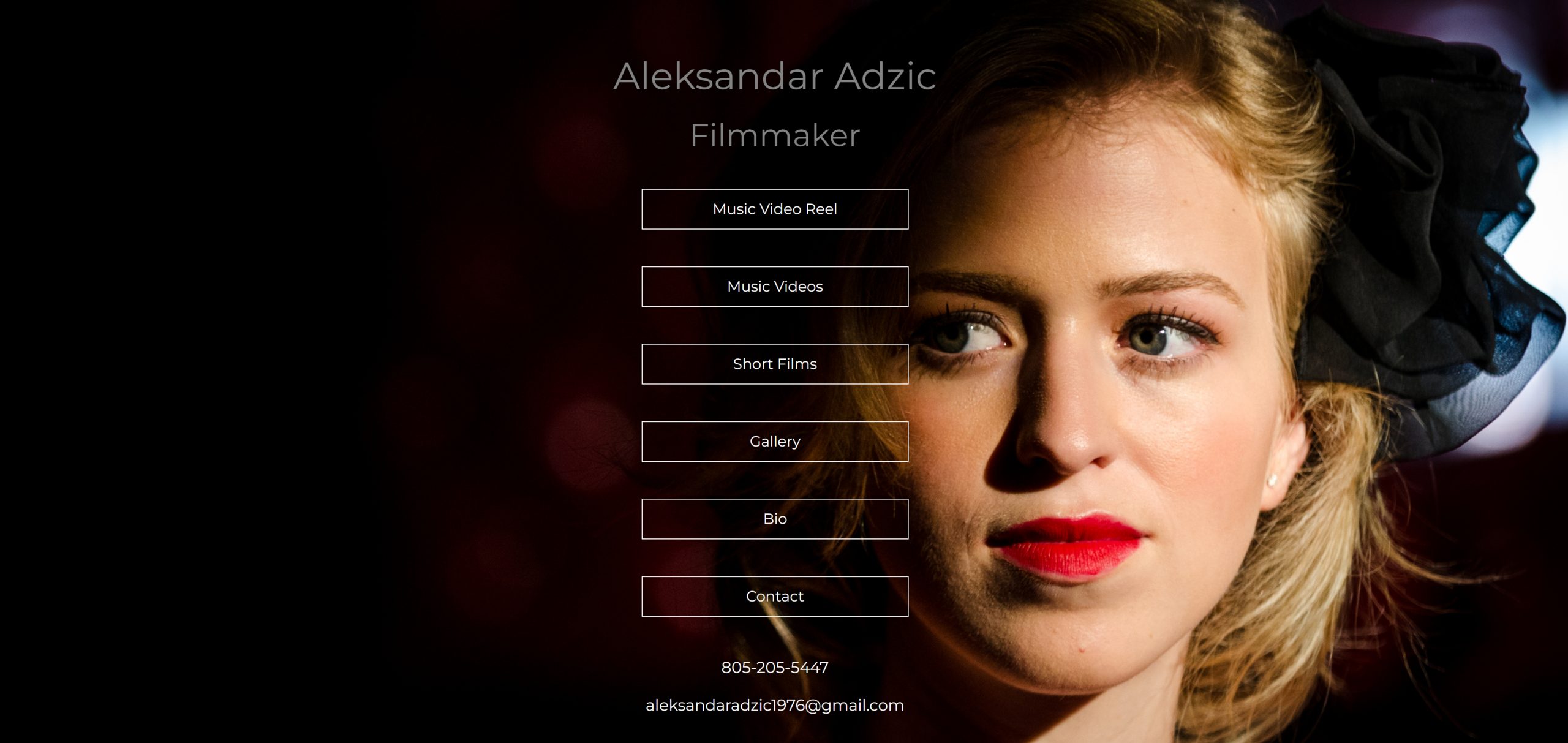 Aleksandar Adzic Filmmaker | Le Modele Web Design